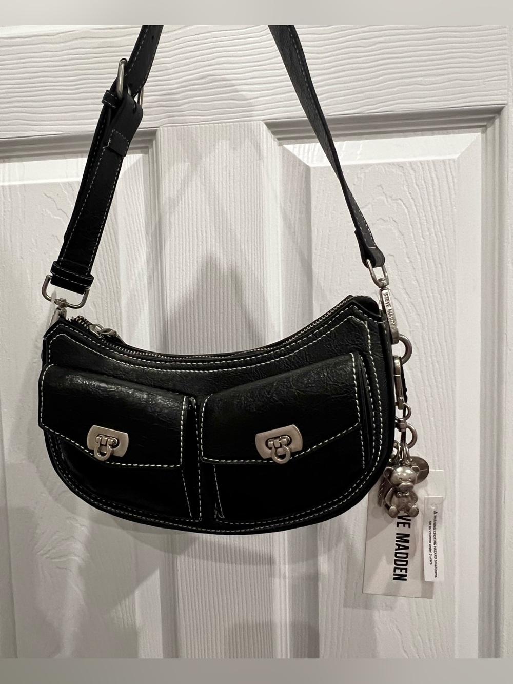 Steve Madden Cargo Bag with Charms
